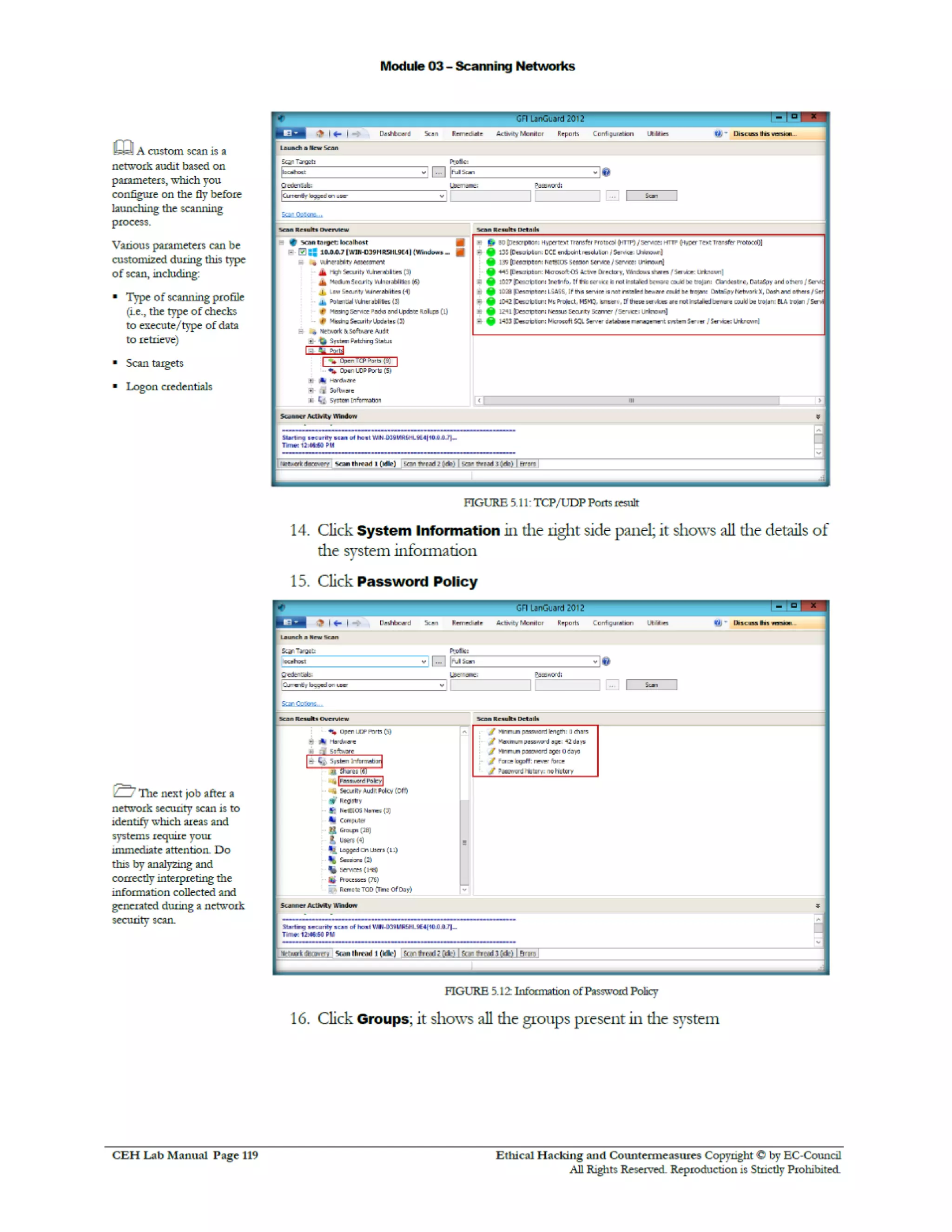 Cehv8 Labs - Module03: Scanning Networks.