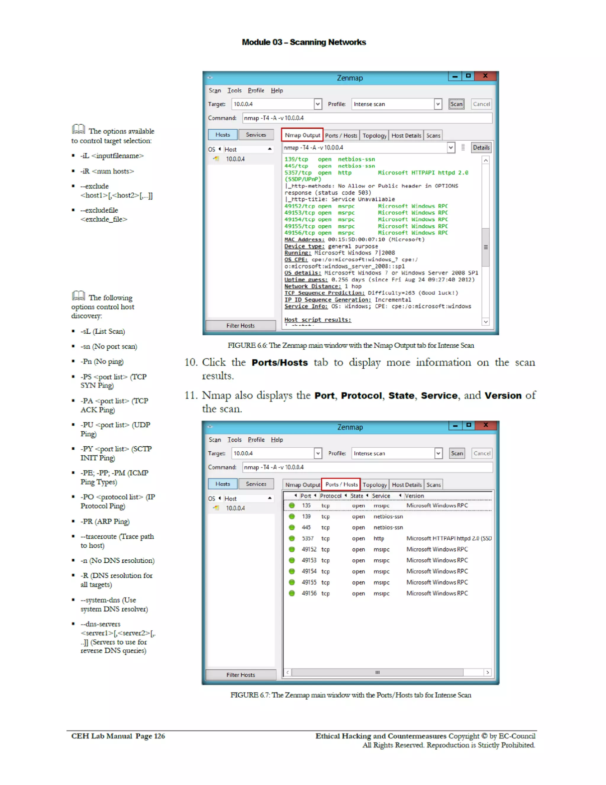 Cehv8 Labs - Module03: Scanning Networks.