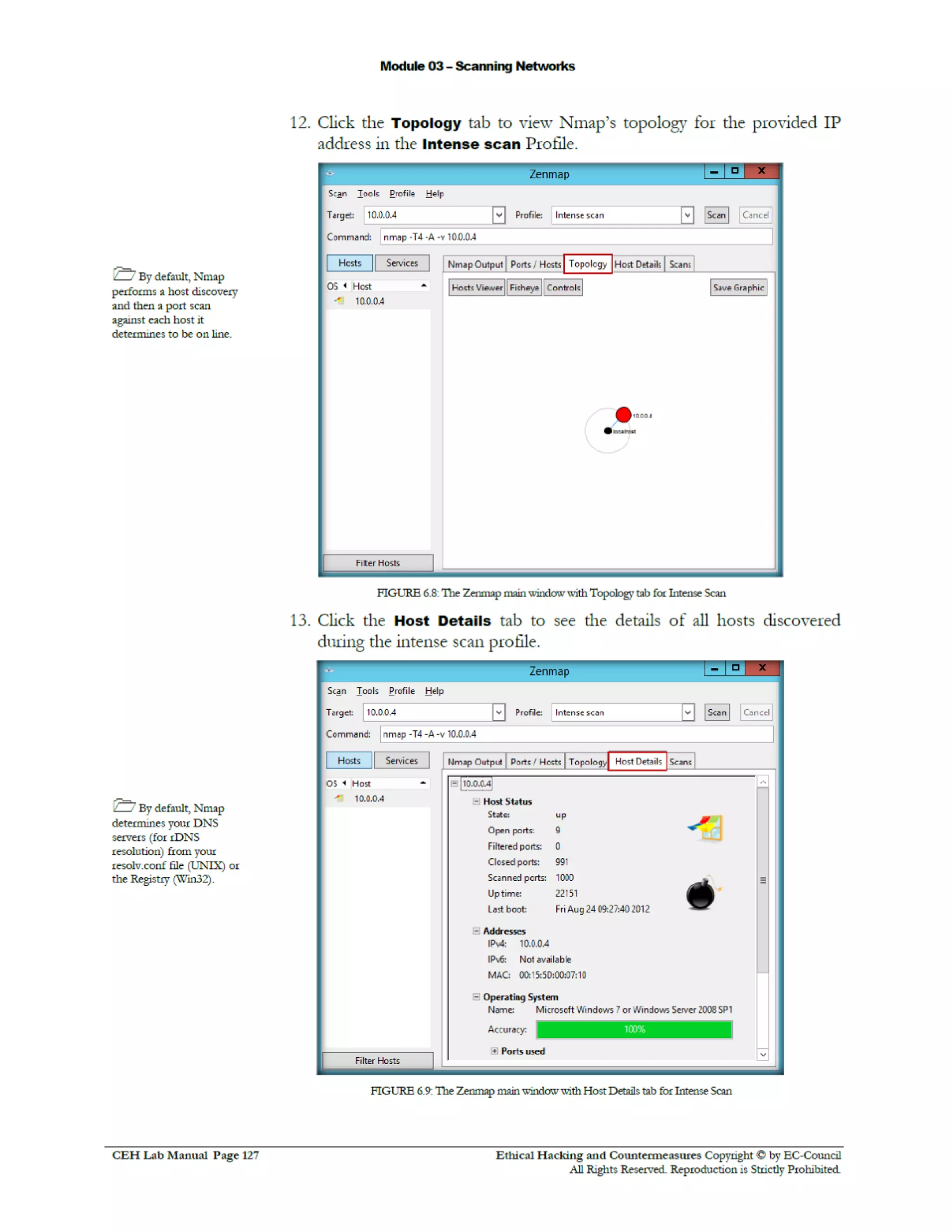 Cehv8 Labs - Module03: Scanning Networks.