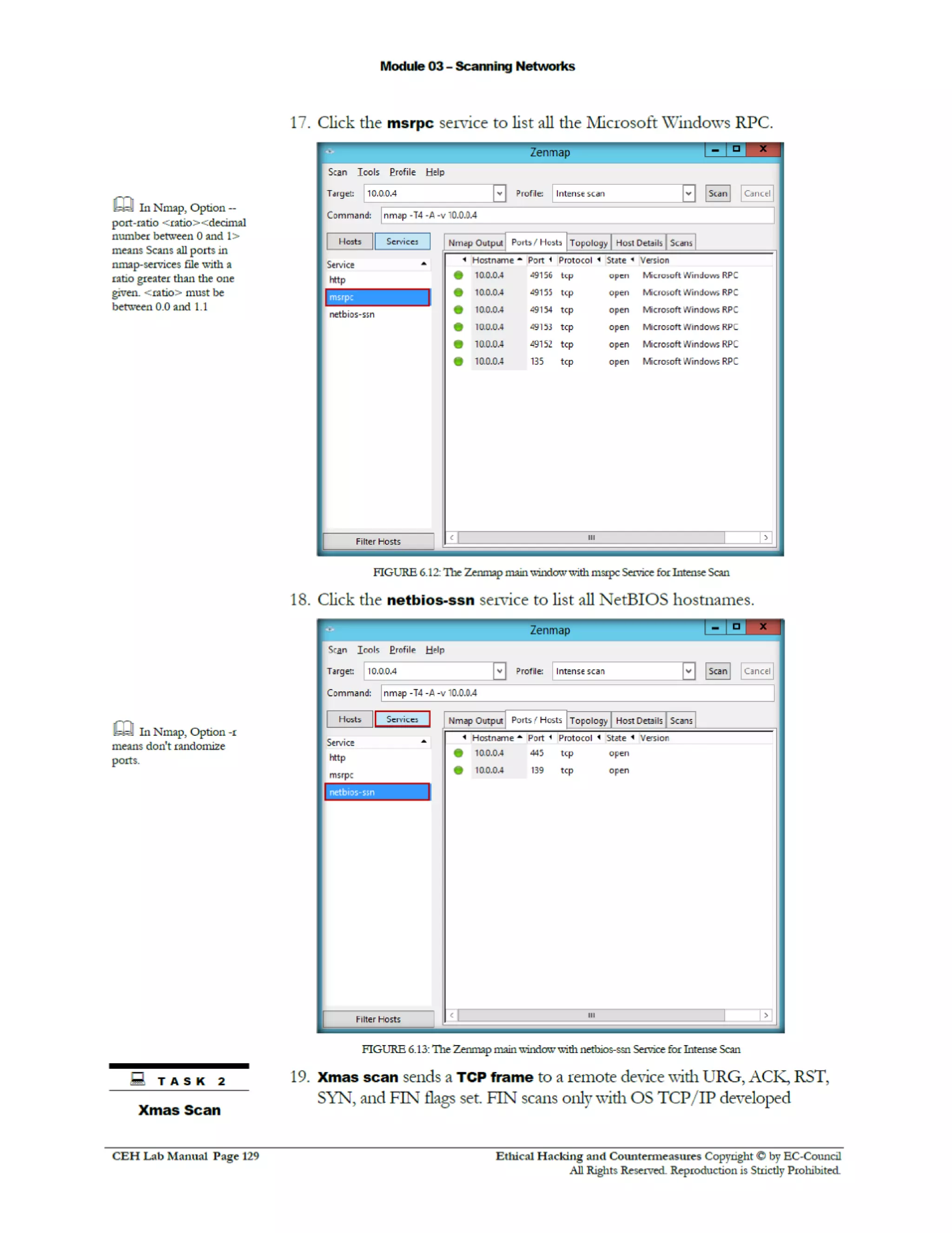 Cehv8 Labs - Module03: Scanning Networks.