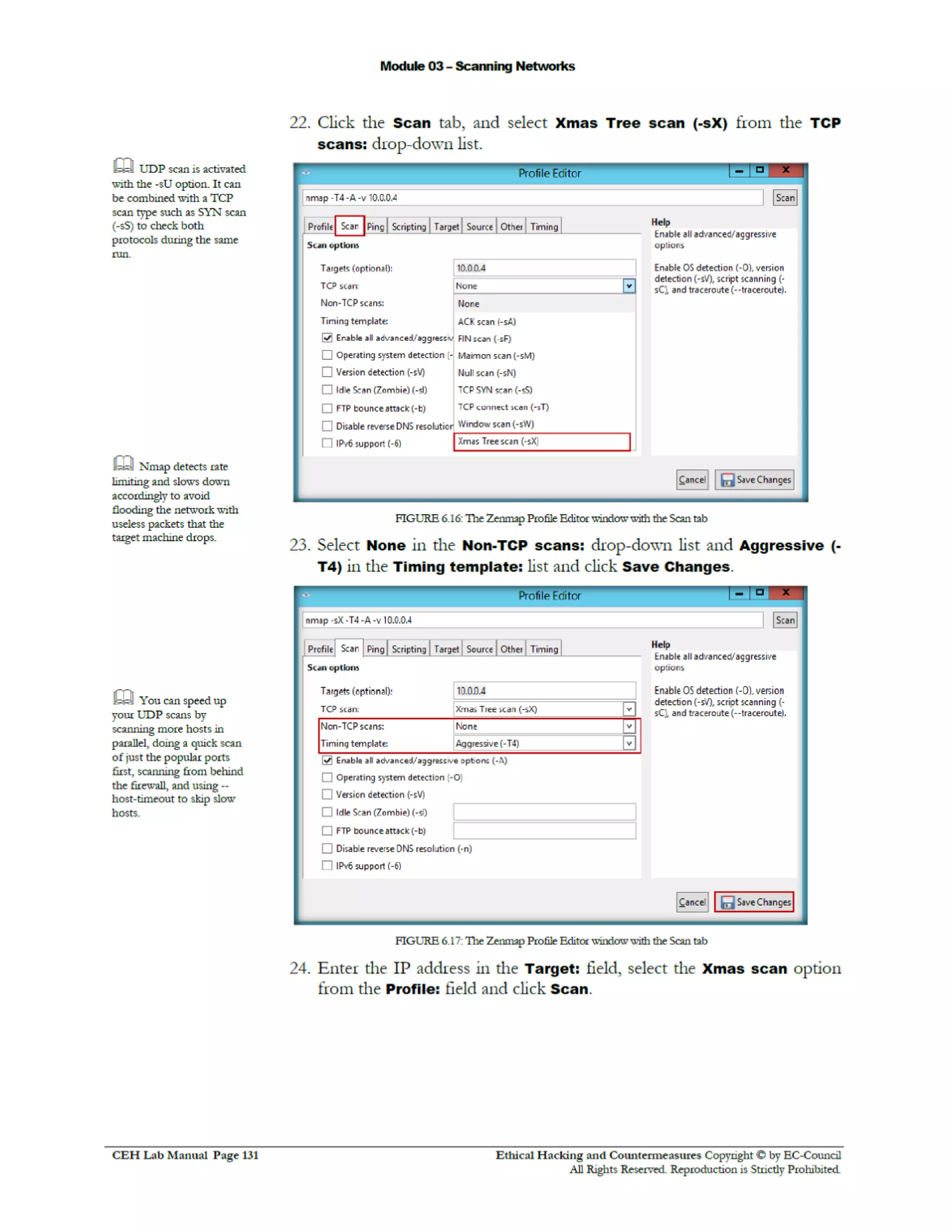 Cehv8 Labs - Module03: Scanning Networks.