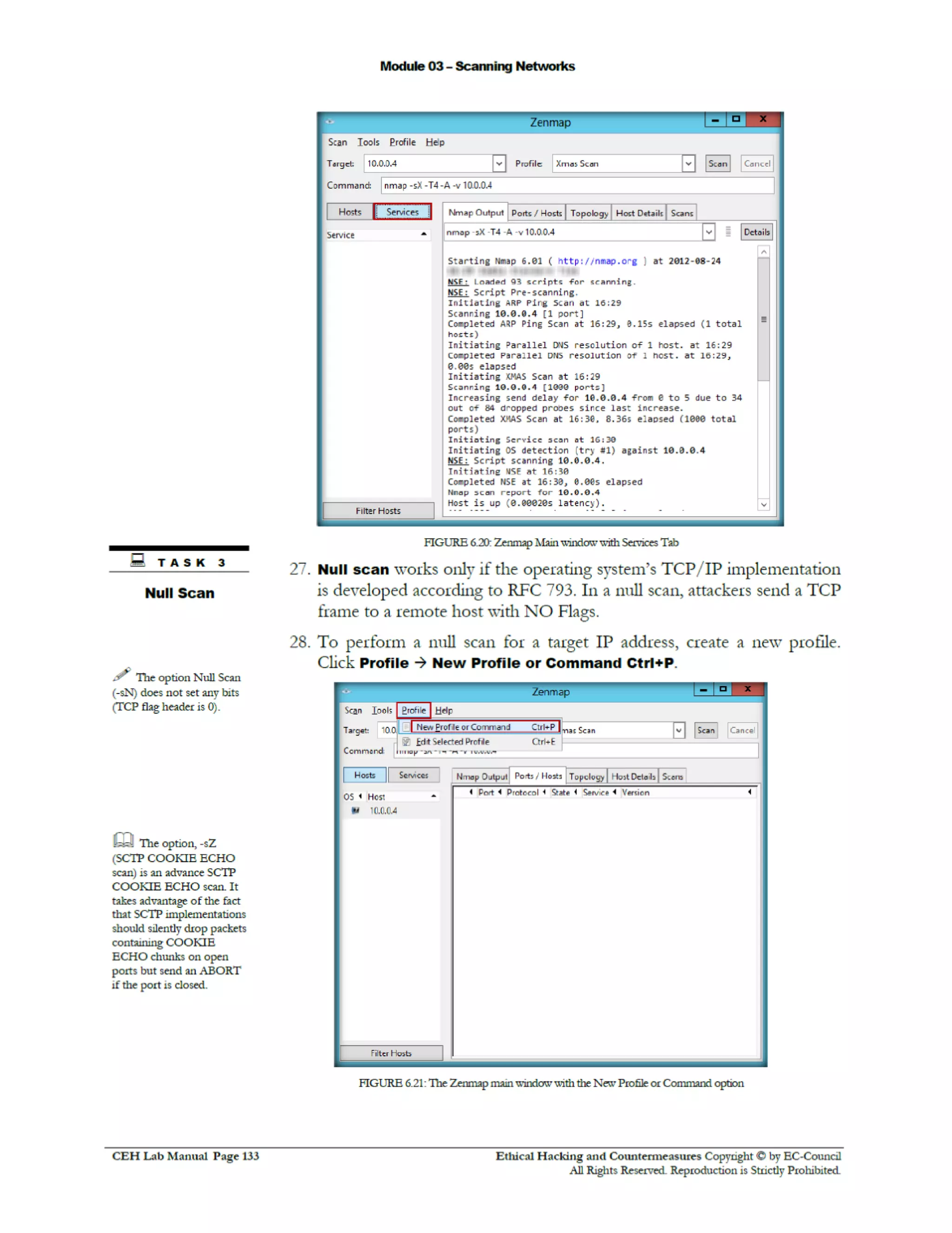 Cehv8 Labs - Module03: Scanning Networks.