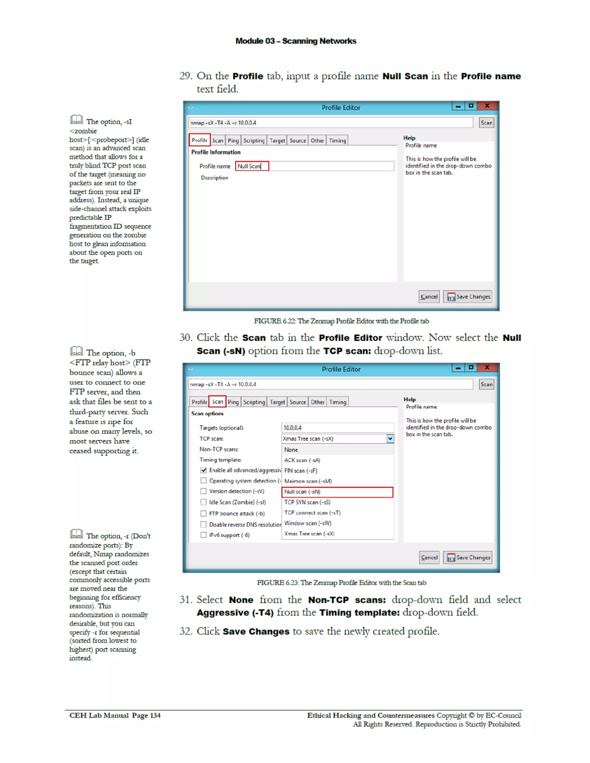 Cehv8 Labs - Module03: Scanning Networks.