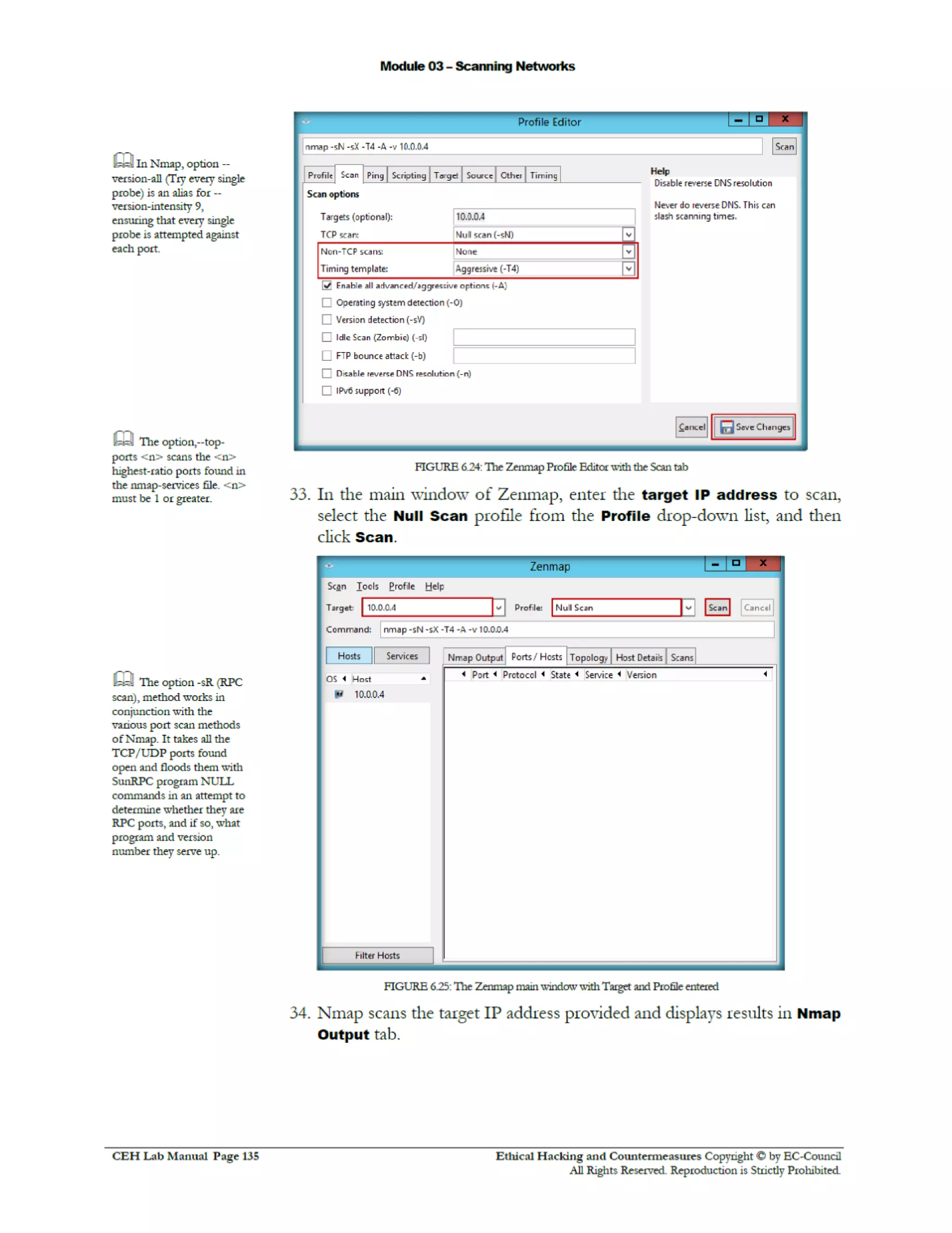 Cehv8 Labs - Module03: Scanning Networks.