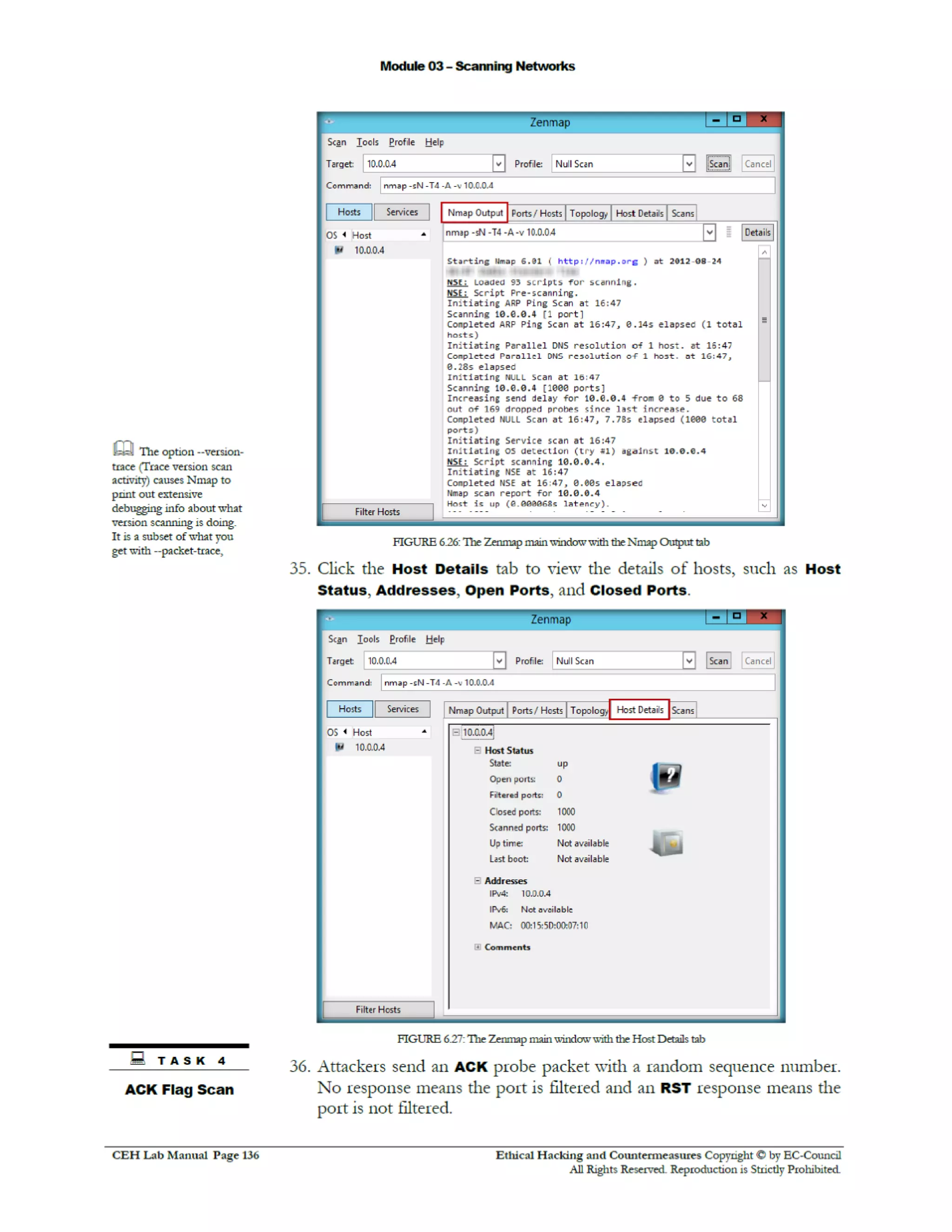 Cehv8 Labs - Module03: Scanning Networks.