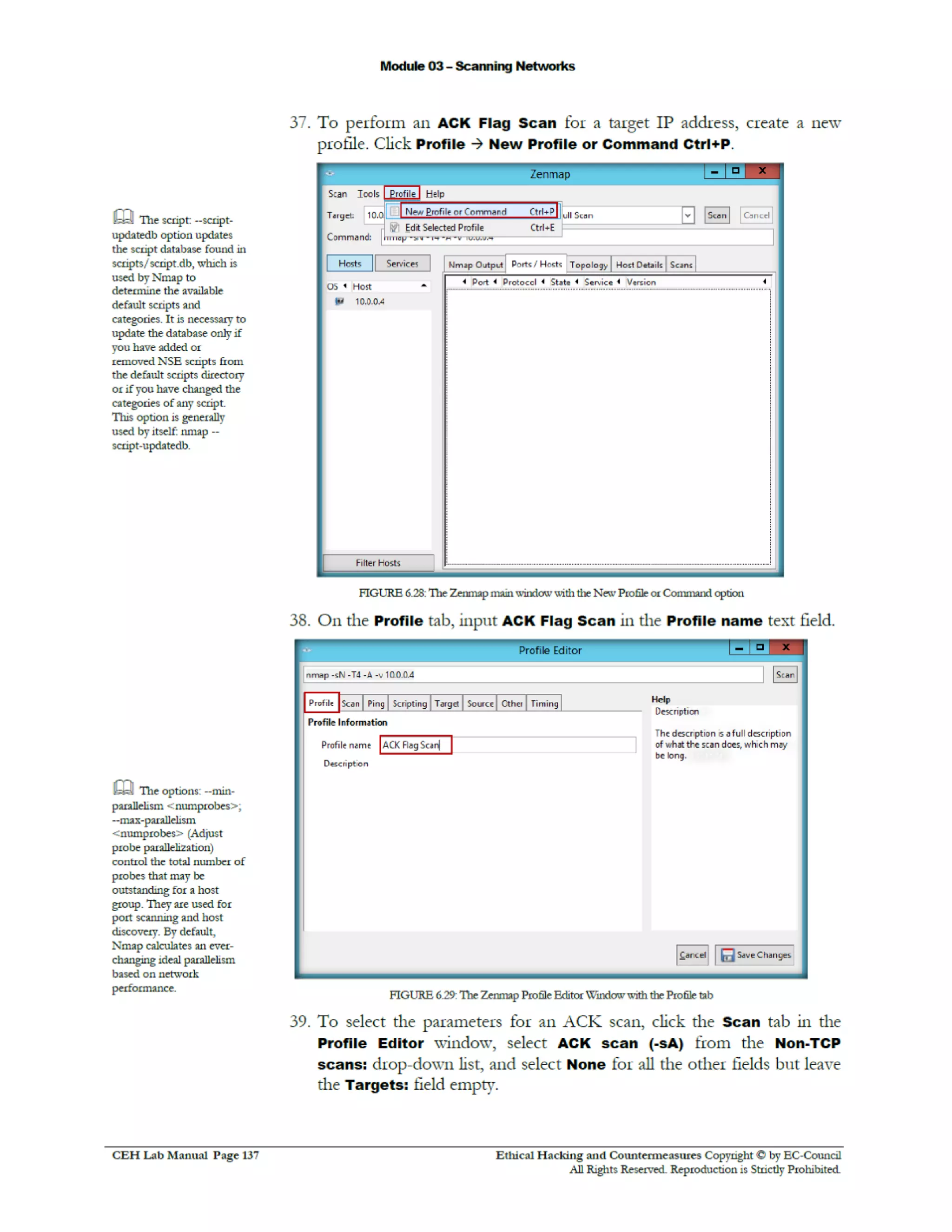 Cehv8 Labs - Module03: Scanning Networks.