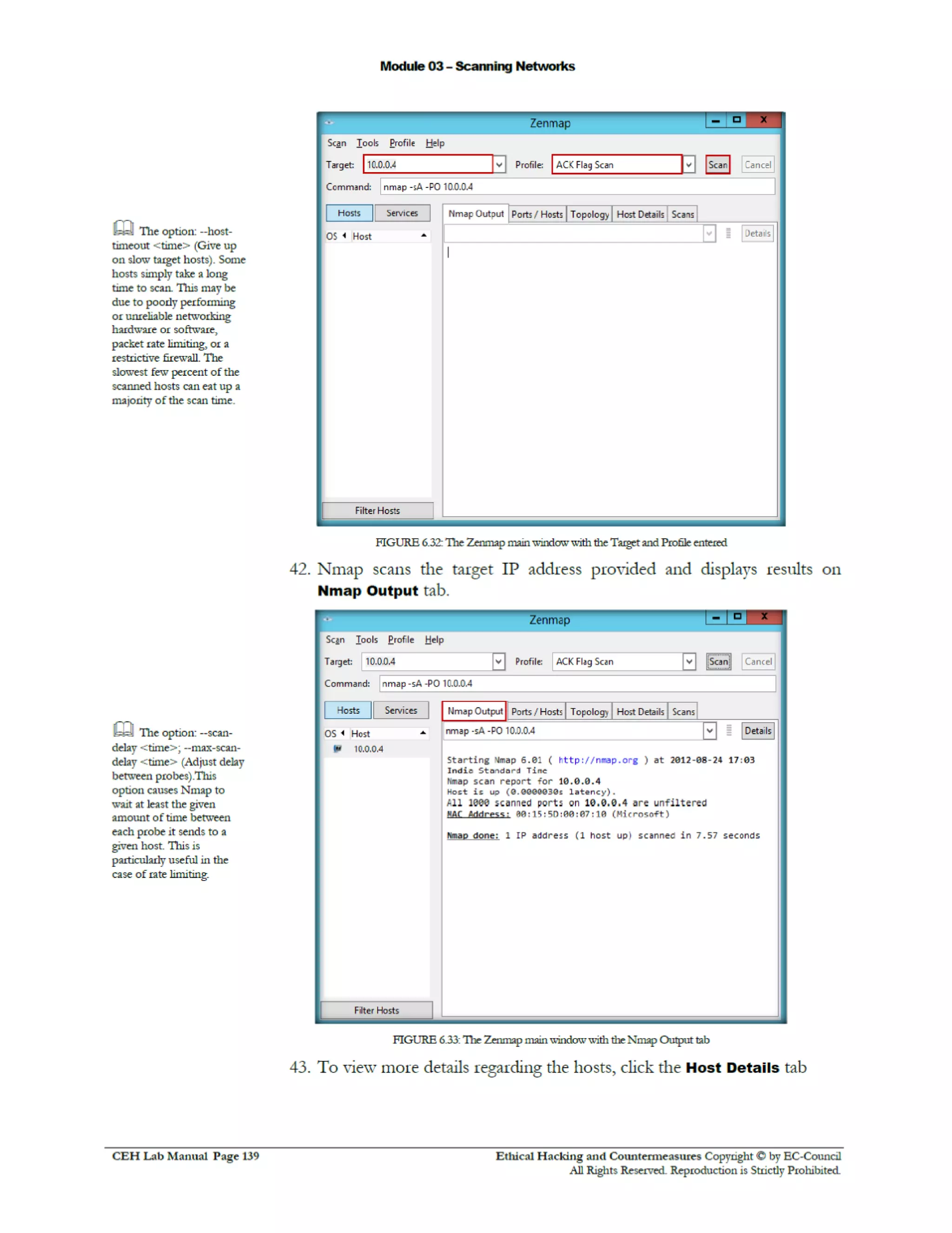 Cehv8 Labs - Module03: Scanning Networks.