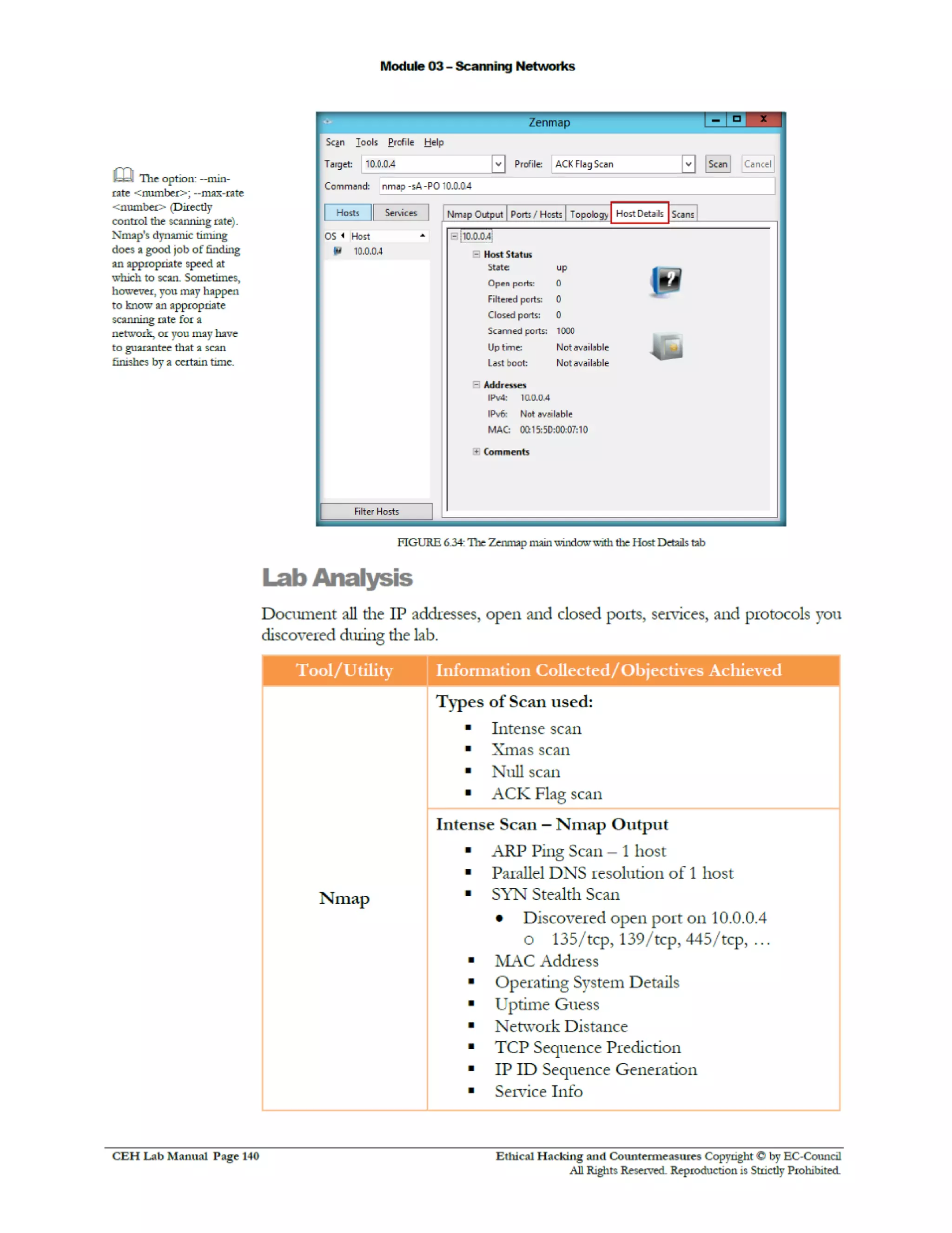 Cehv8 Labs - Module03: Scanning Networks.