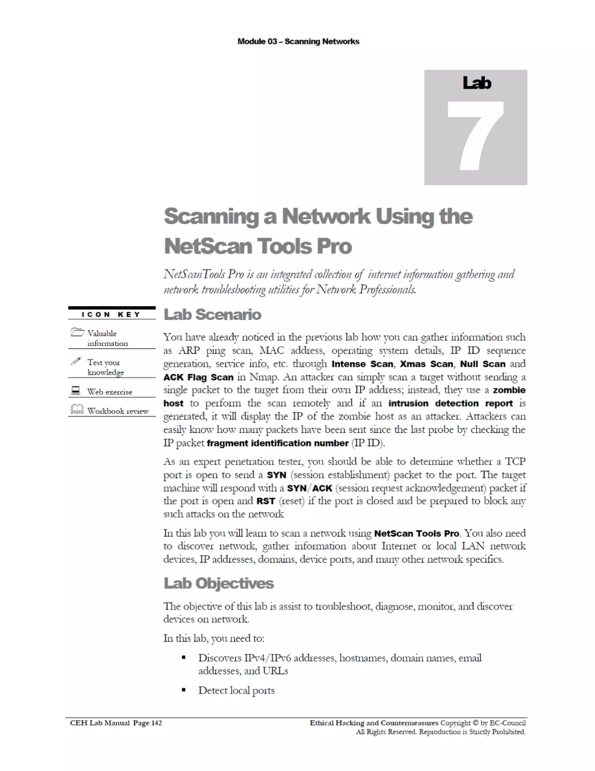 Cehv8 Labs - Module03: Scanning Networks.