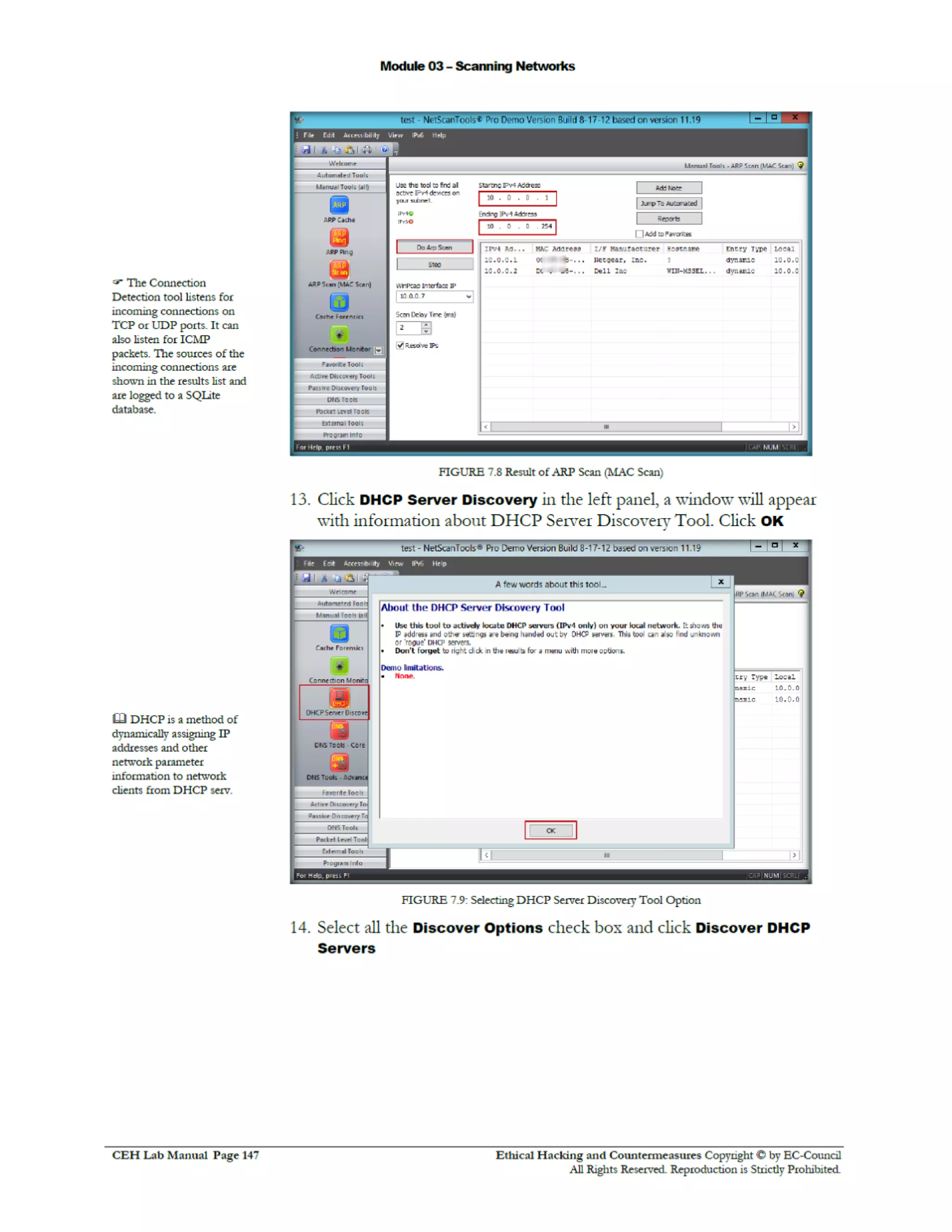 Cehv8 Labs - Module03: Scanning Networks.