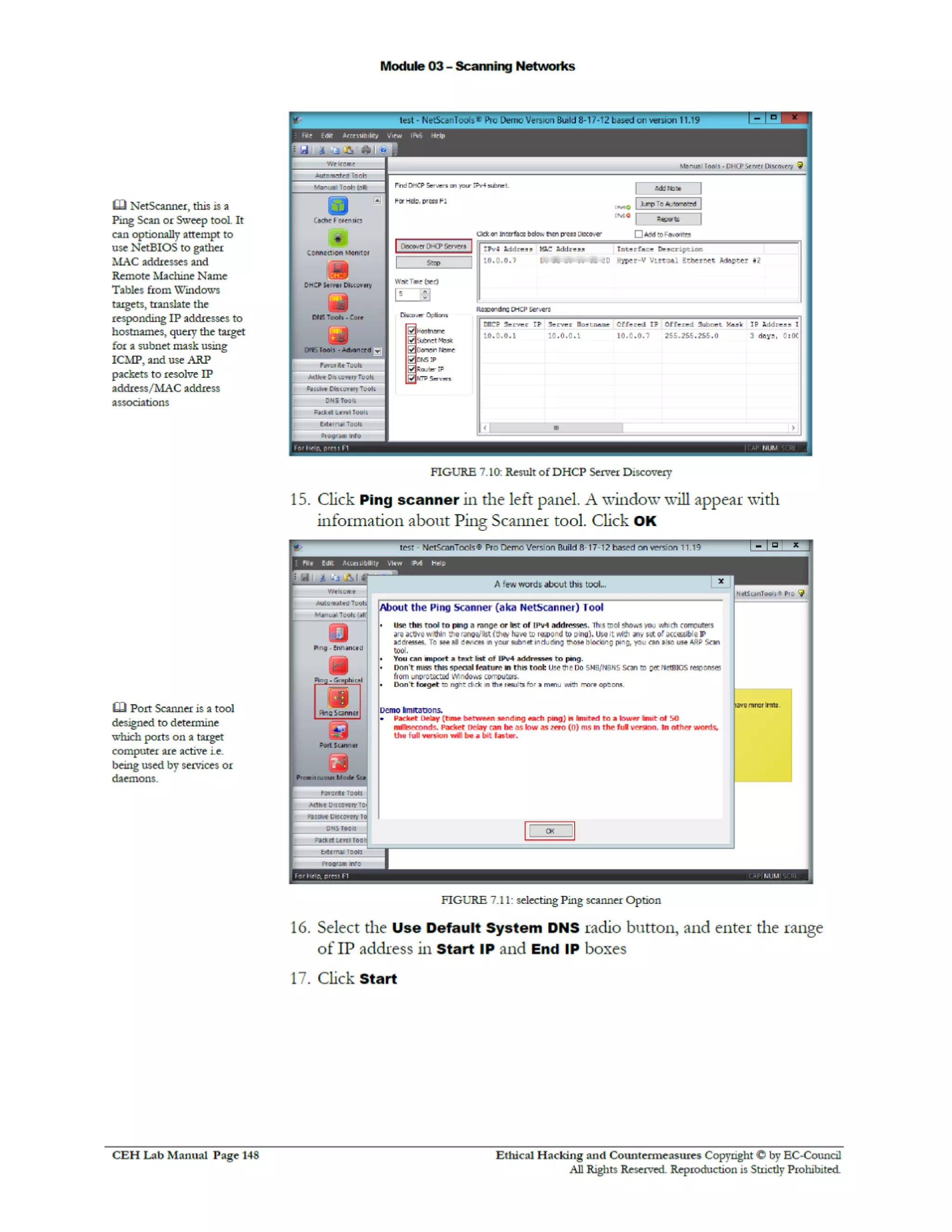 Cehv8 Labs - Module03: Scanning Networks.