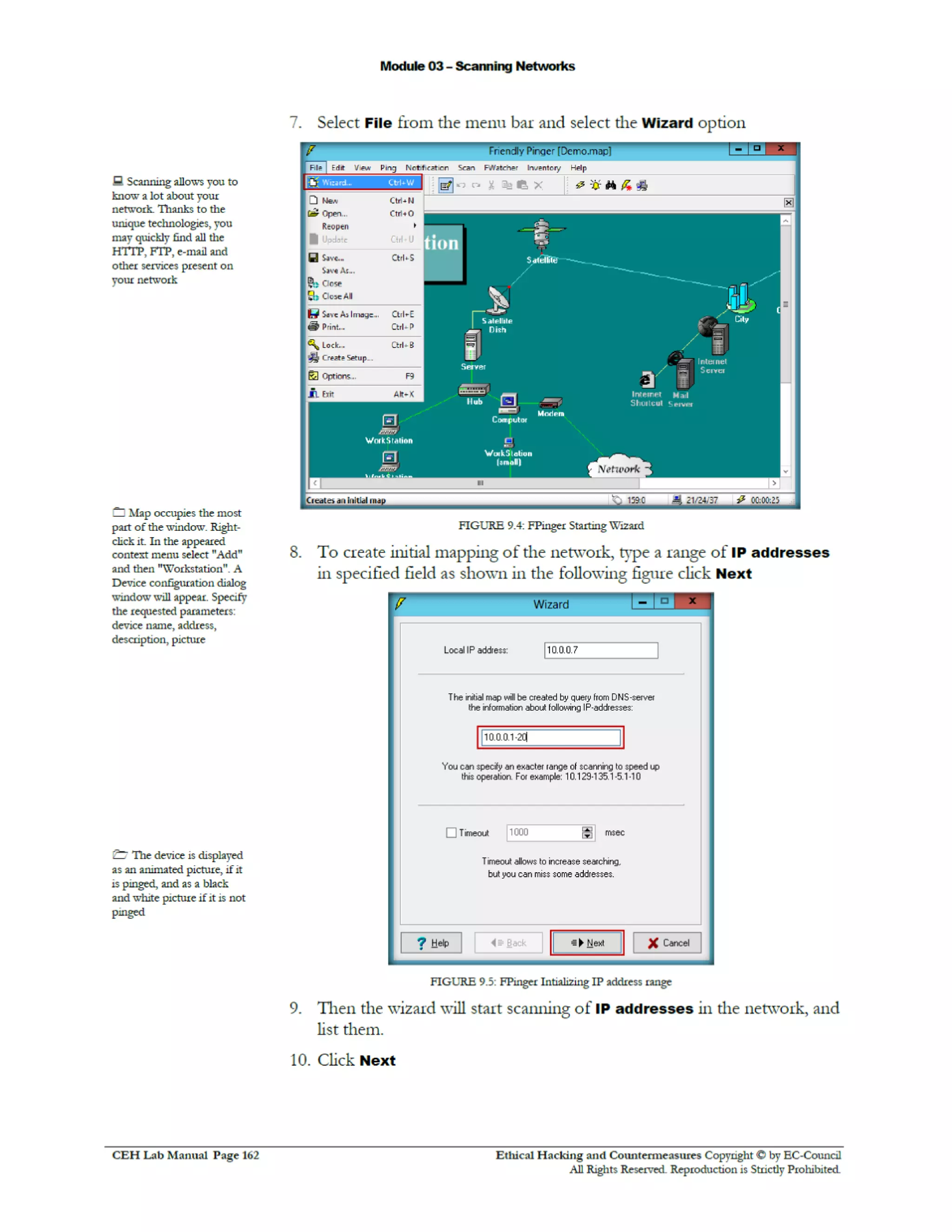 Cehv8 Labs - Module03: Scanning Networks.
