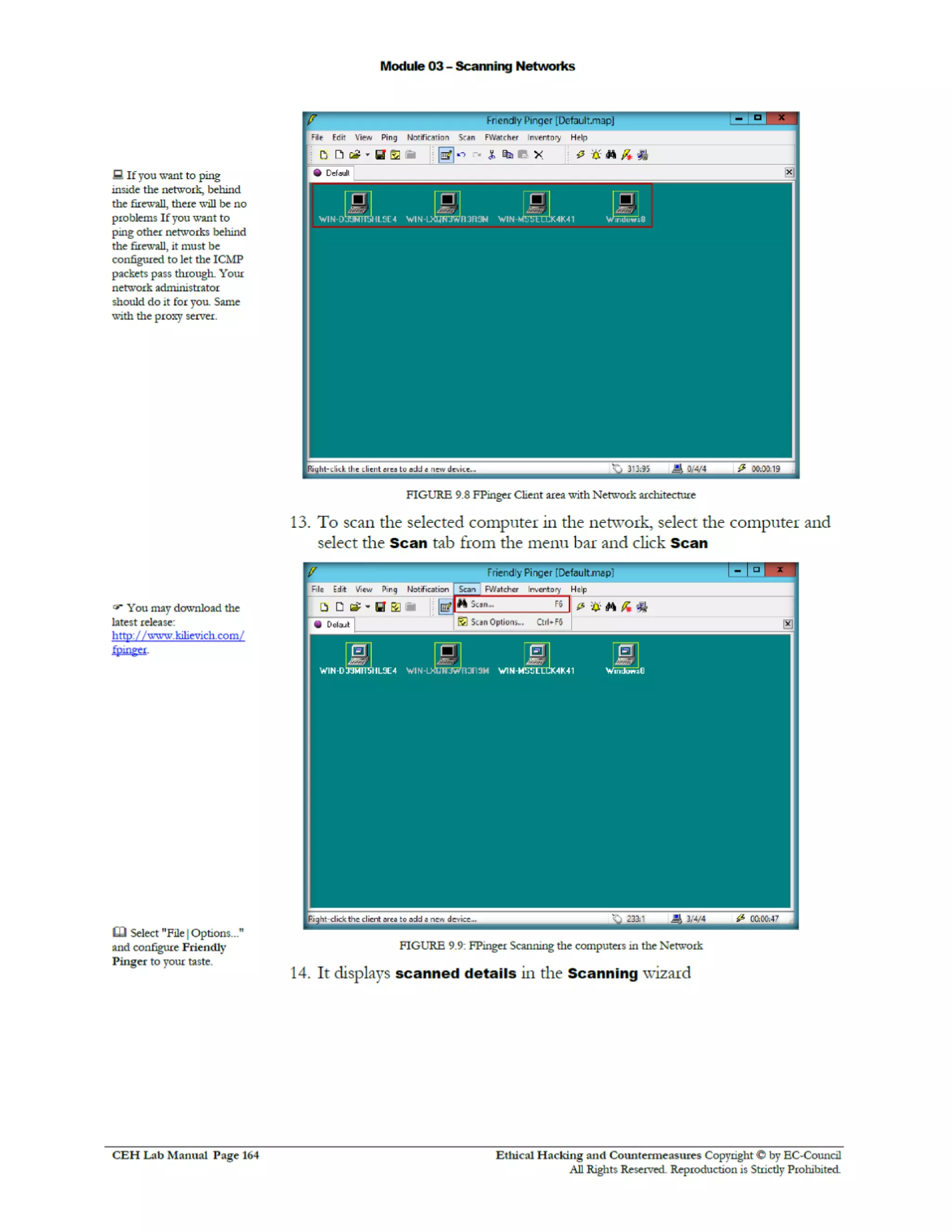Cehv8 Labs - Module03: Scanning Networks.