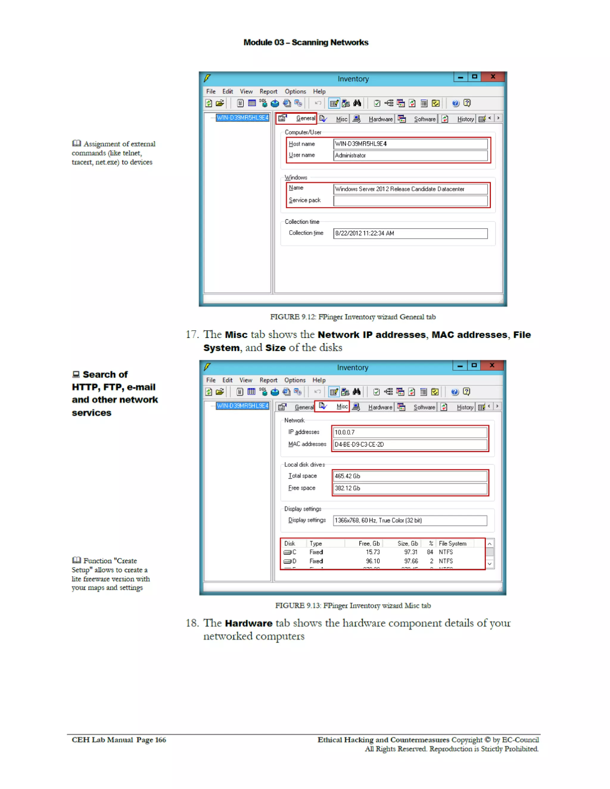 Cehv8 Labs - Module03: Scanning Networks.