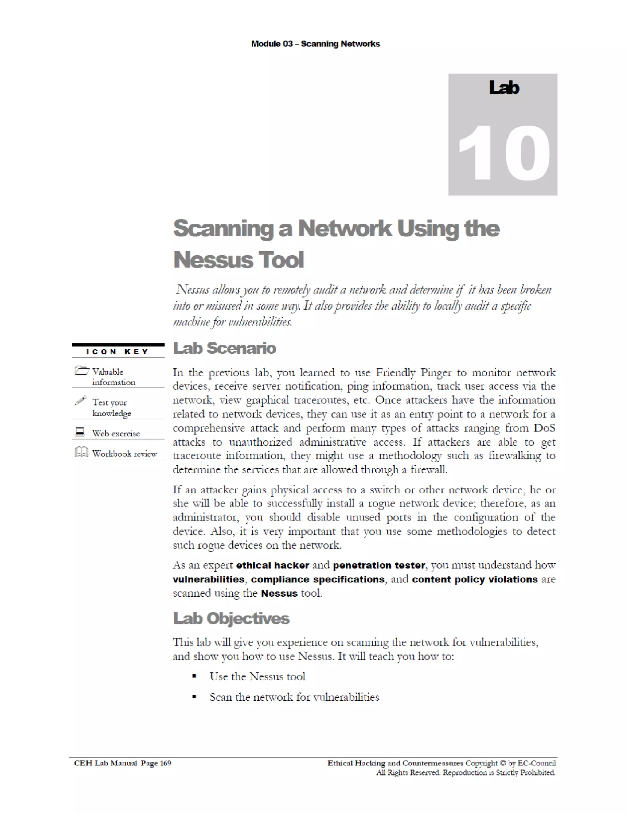 Cehv8 Labs - Module03: Scanning Networks.