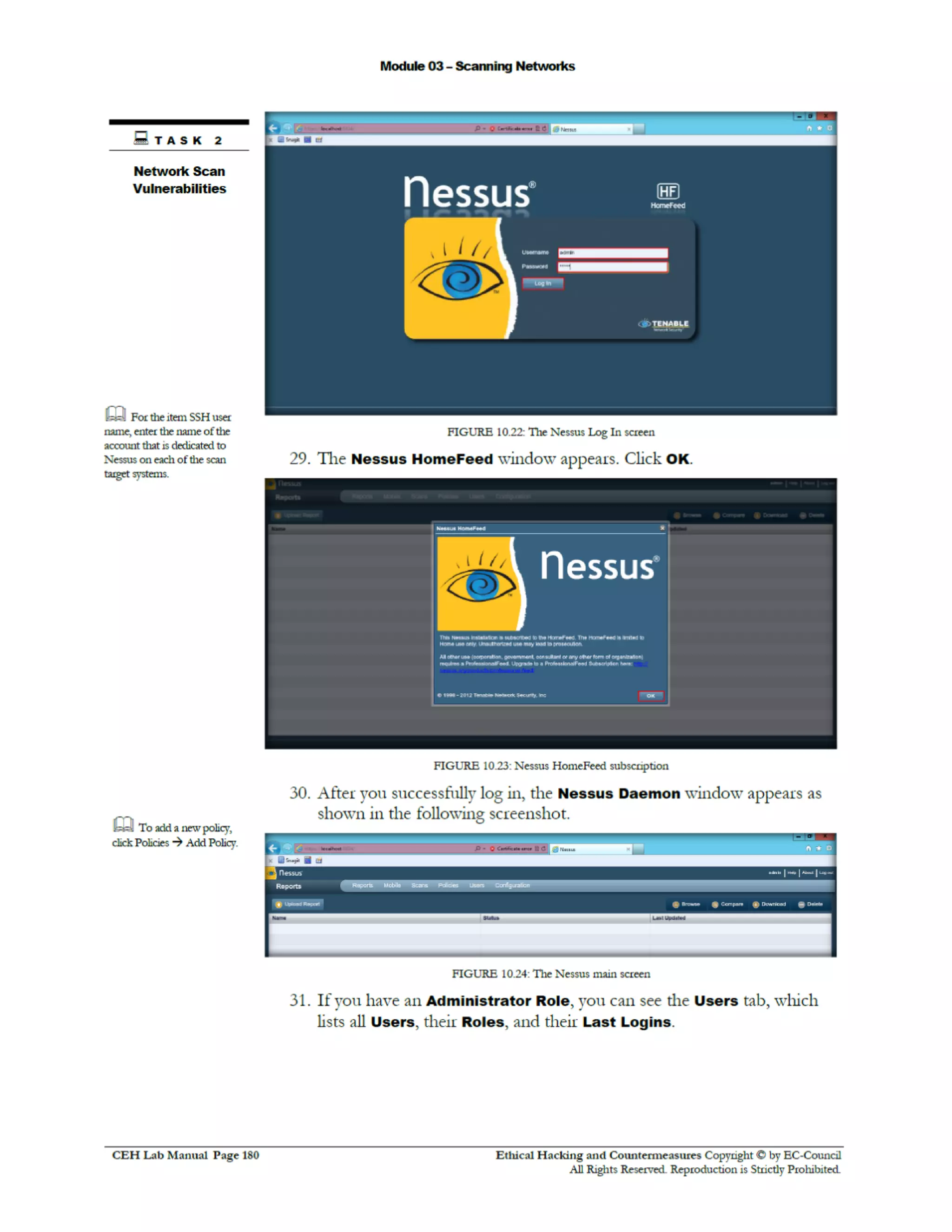Cehv8 Labs - Module03: Scanning Networks.