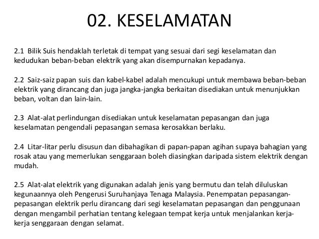 CTH Papan Kenyataan Di Pejabat Papan suis utama psu 