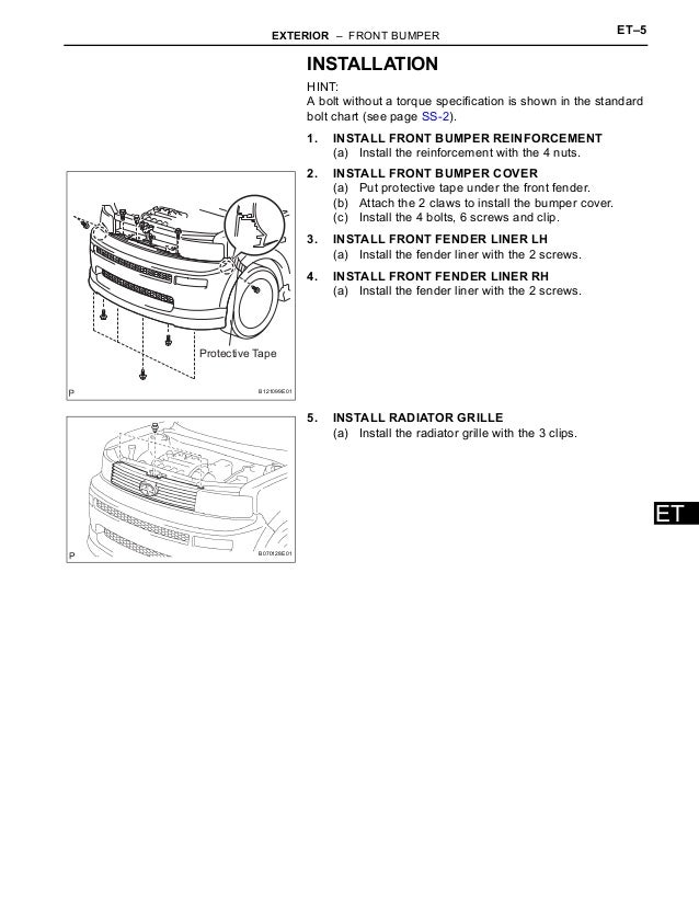 2003 SCION XB Service Repair Manual