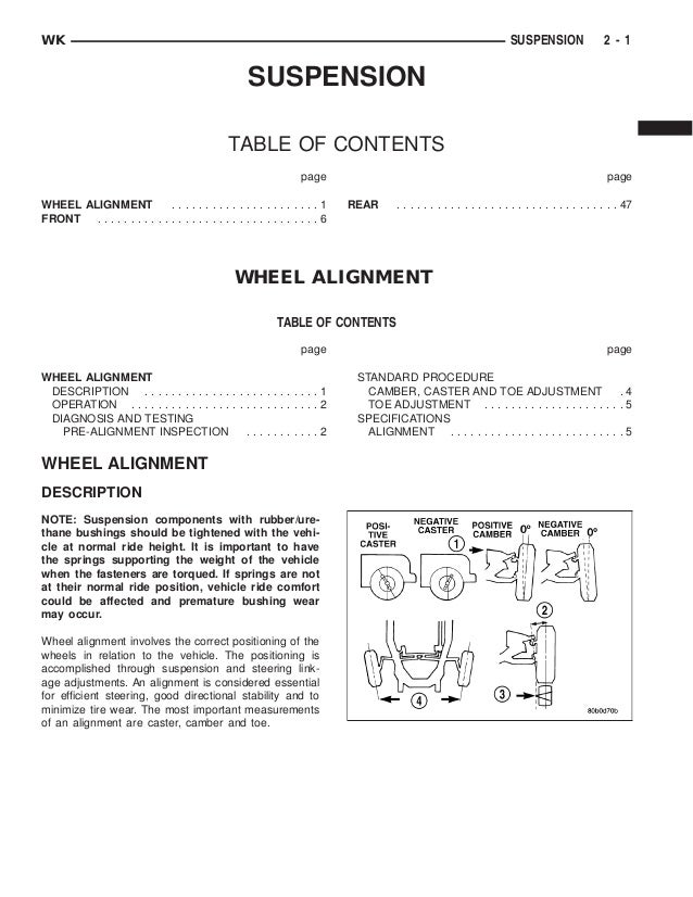 2005 JEEP GRAND CHEROKEE Service Repair Manual
