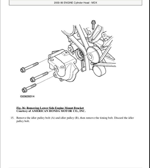 2003 ACURA MDX Service Repair Manual