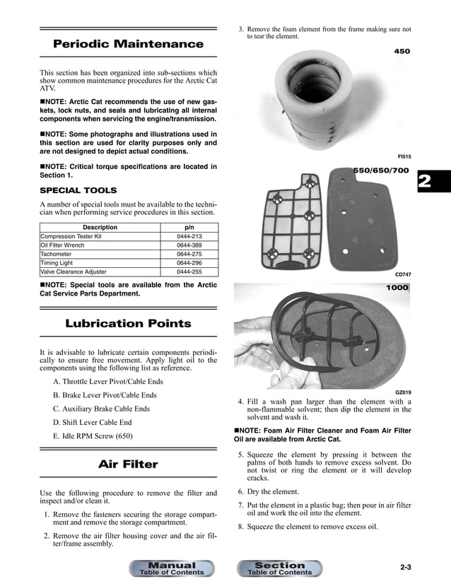 2011 ARCTIC CAT 550 ATV Service Repair Manual