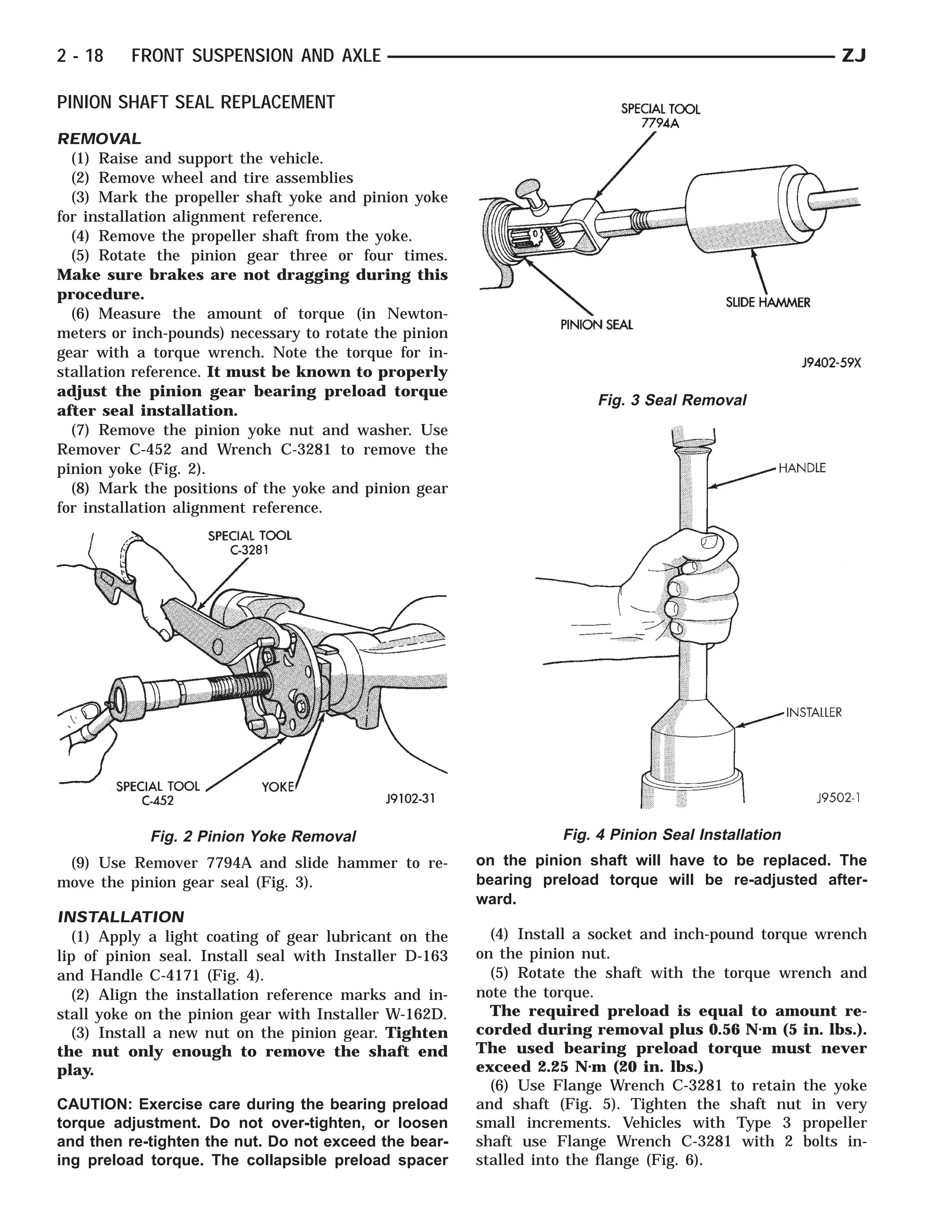 1995 JEEP CHEROKEE SERVICE MANUAL PDF visual data 7
