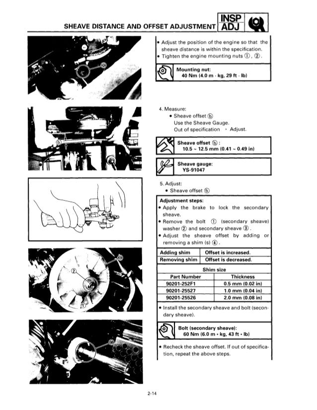 1993 YAMAHA VENTURE VT480 SNOWMOBILE Service Repair Manual