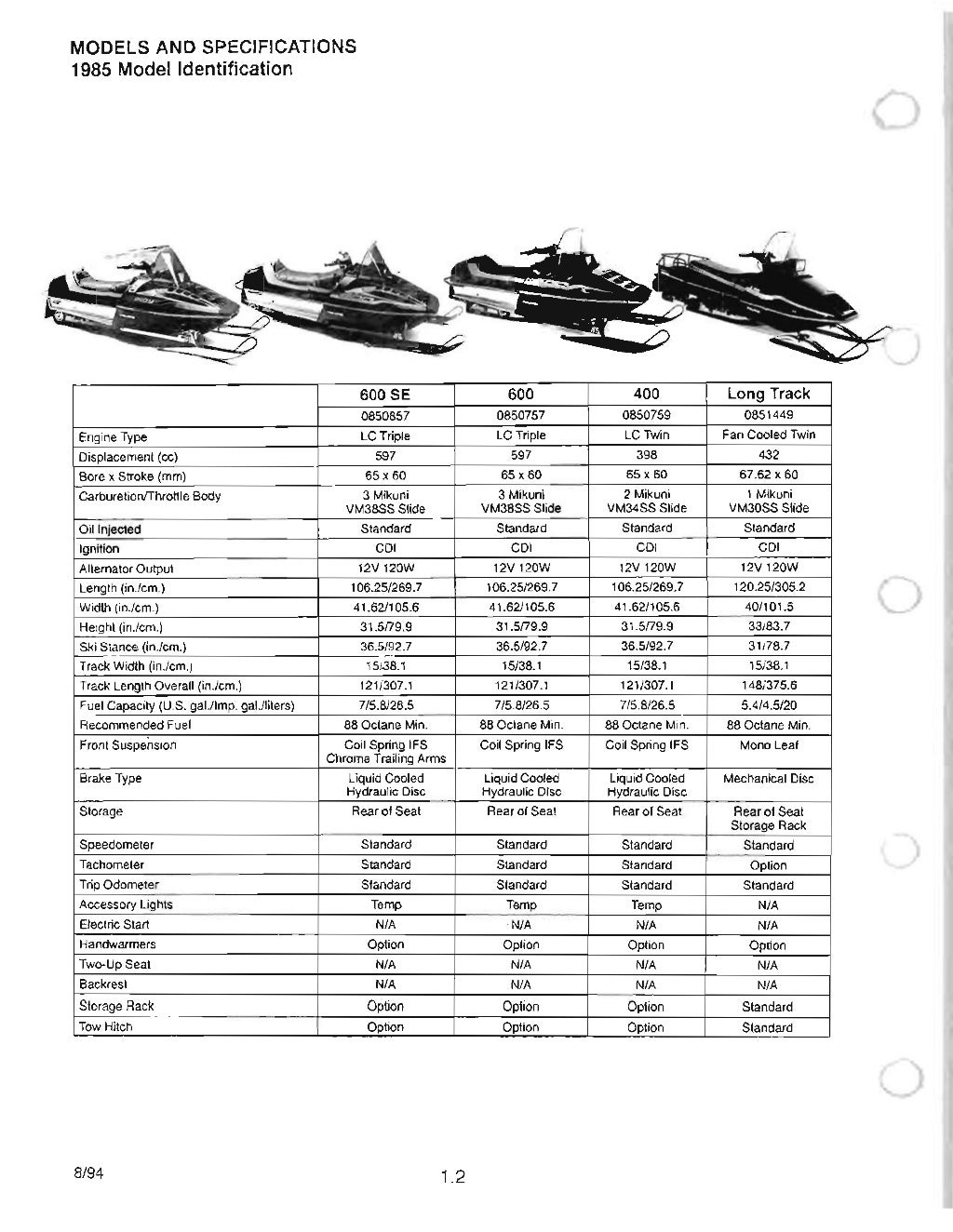 1990 POLARIS Indy Trail SNOWMOBILE Service Repair Manual