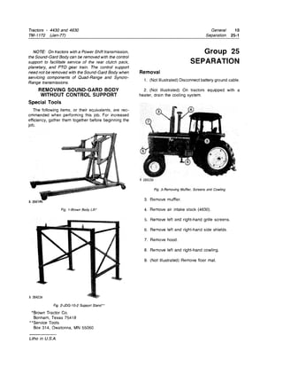 OPERATORS MANUAL FOR JOHN DEERE 4630 TRACTOR OWNERS MAINTENANCE OPERATORS MANUAL FOR JOHN DEERE 4630 TRACTOR OWNERS MAINTENANCE