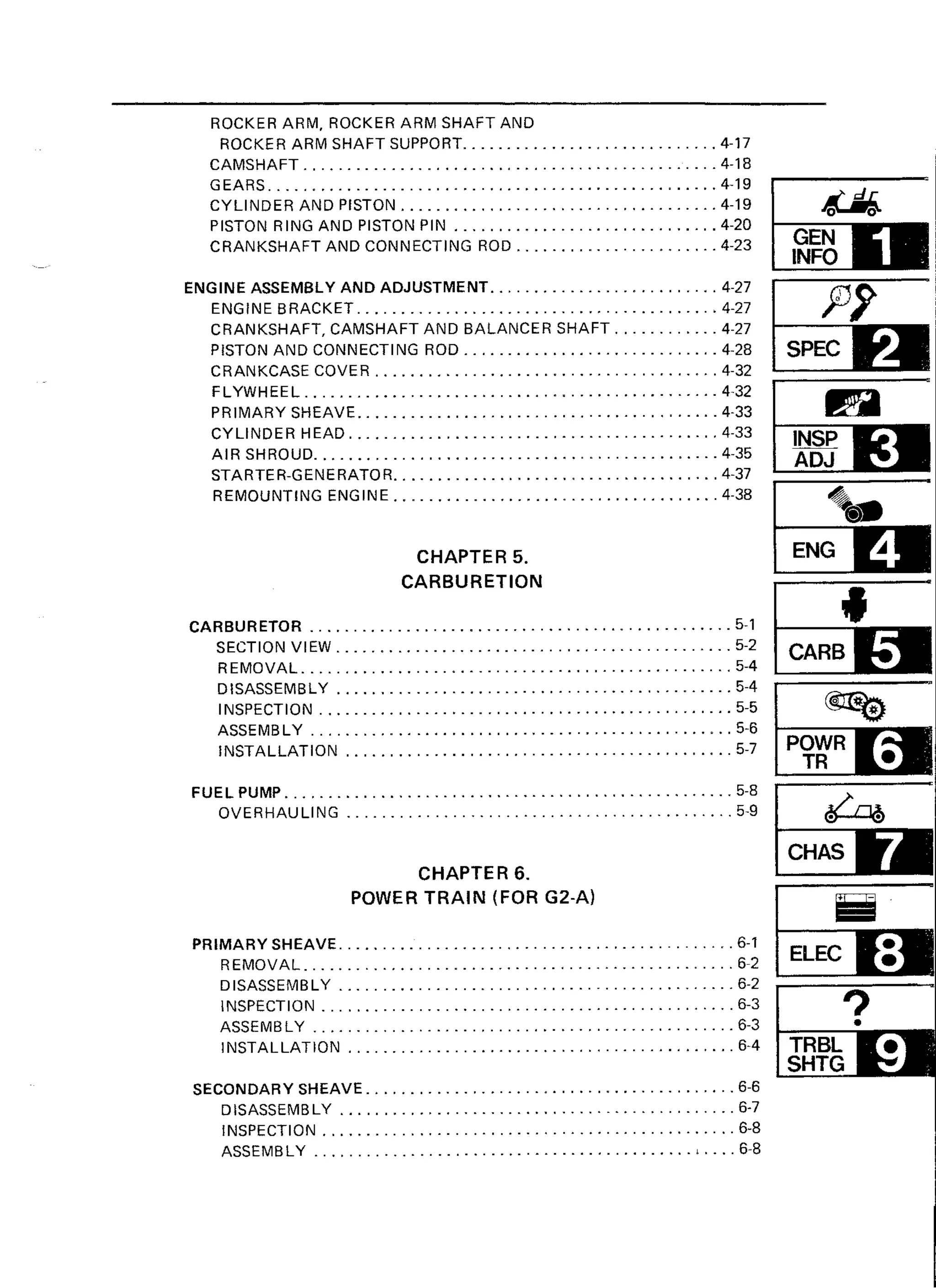 Yamaha G9-AH Golf Cart Service Repair Manual | PDF