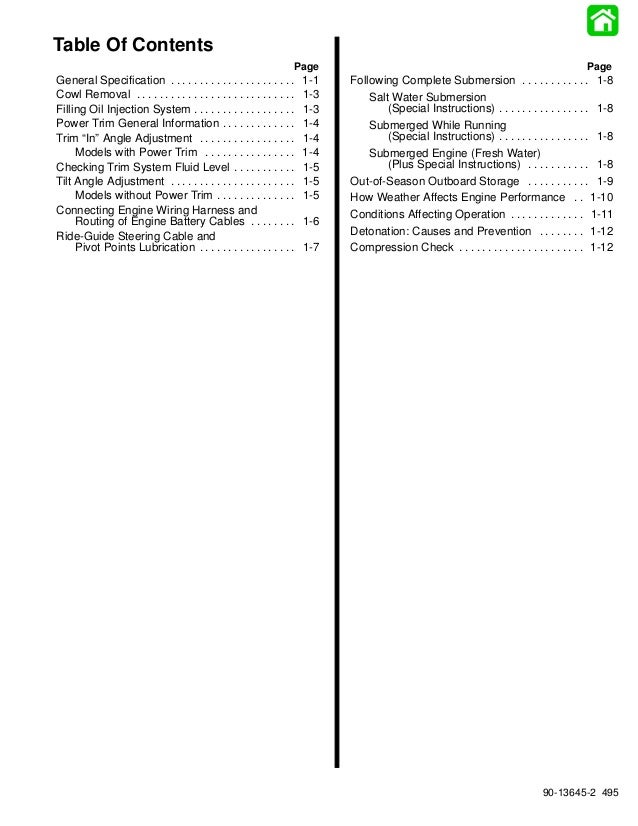 Mercury Mariner Outboard 75 HP Service Repair Manual