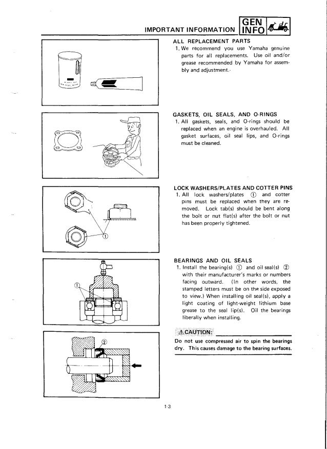 Yamaha G2 Golf Cart Owners Manual