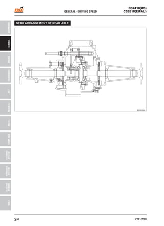 Kioti Daedong CS2410 (US) Tractor Service Repair Manual | PDF