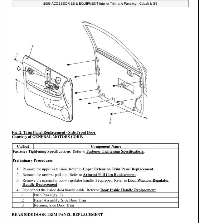 2008 Chevrolet Cobalt Service Repair Manual