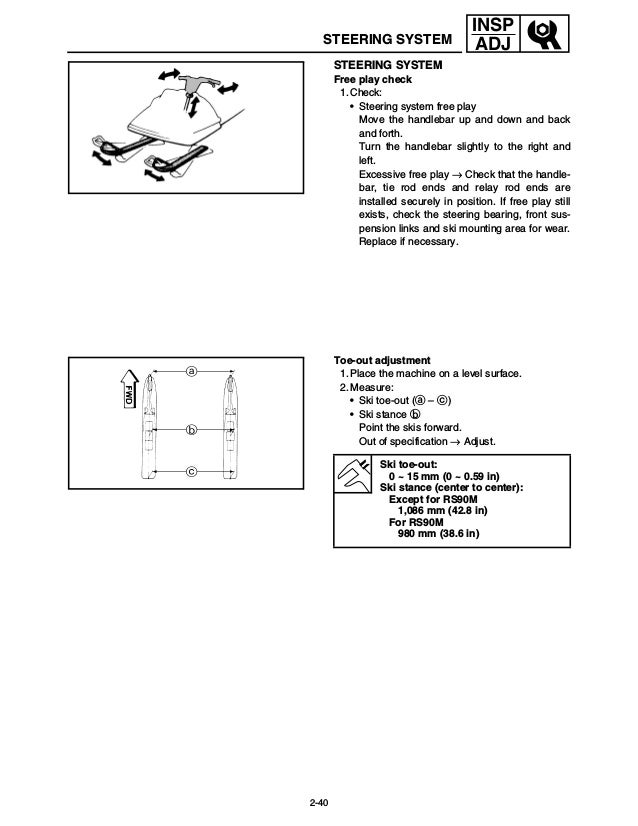 Yamaha Rs90k Snowmobile Service Repair Manual