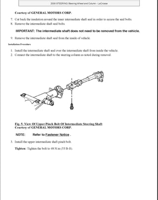2005-2009 Buick LaCrosse & Allure Factory Service Repair Workshop Manual