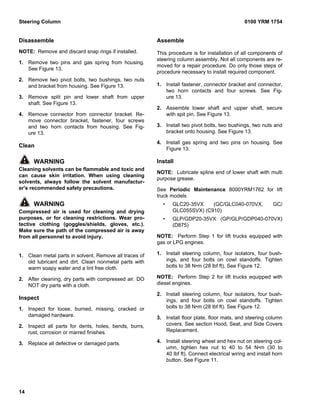 YALE (C910) GLC050VX LIFT TRUCK Service Repair Manual PDF
