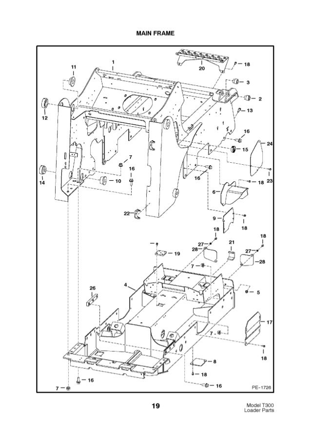 Bobcat T300 Parts Diagram