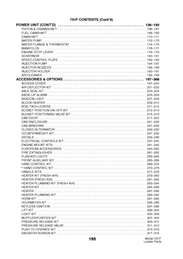 Bobcat 751 Skid Steer Loader Parts Catalogue Manual S/N 515711001 and…