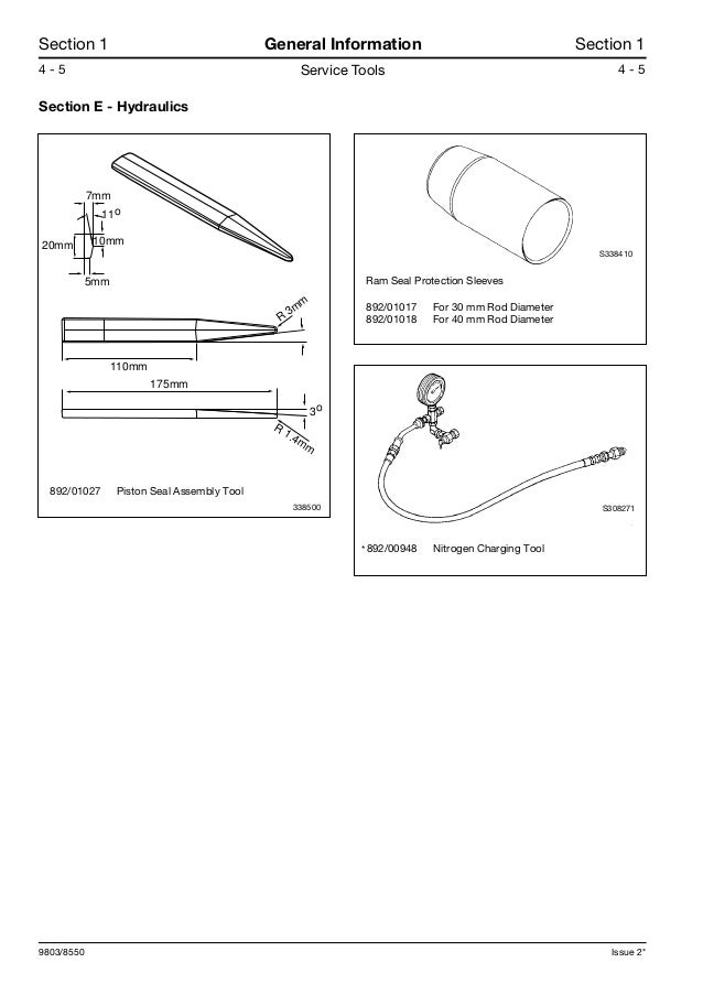 JCB 1CX BACKHOE LOADER Service Repair Manual SN（806000 Onwards）