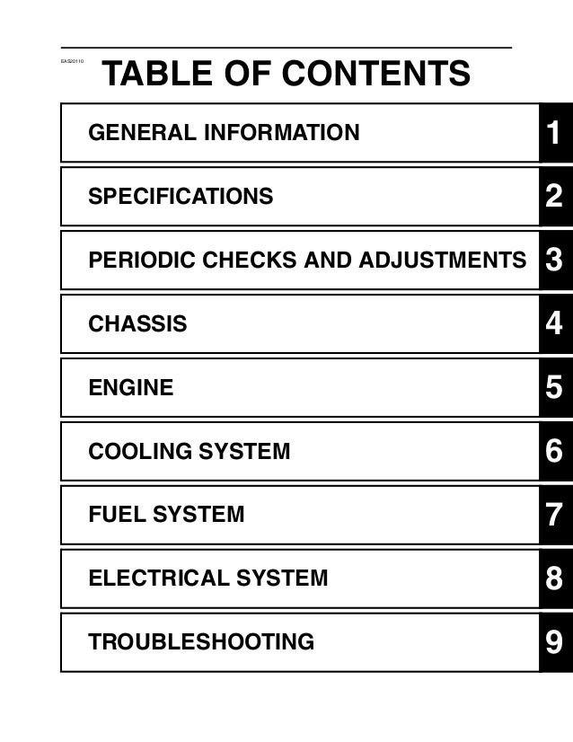 2007 Yamaha FZ-600 FZS6WC Service Repair Manual