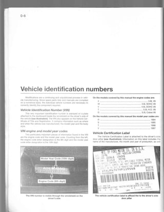 1995 FORD MUSTANG SERVICE MANUAL PDF visual data 8