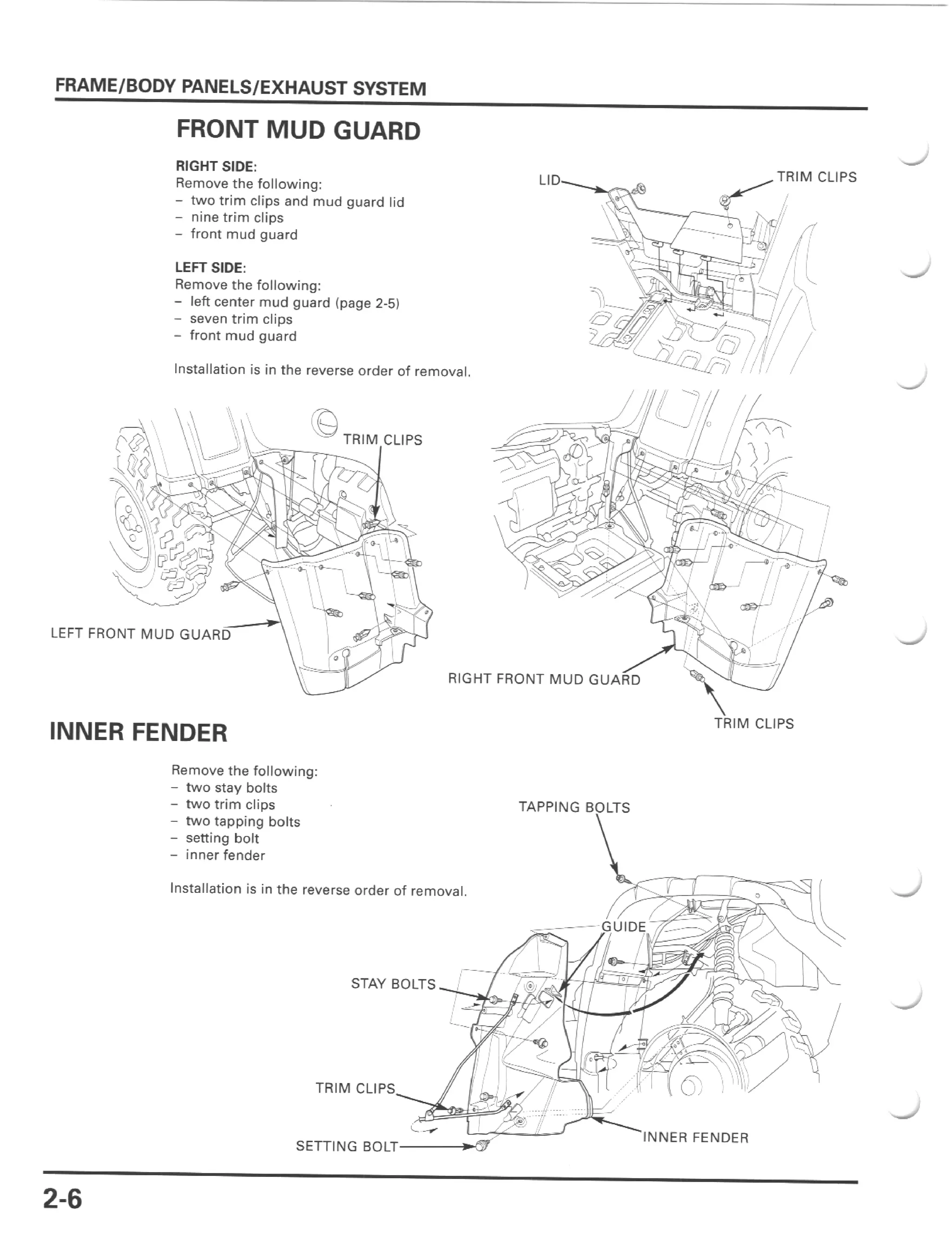 2003 HONDA RUBICON 500 SERVICE MANUAL PDF visual data 5