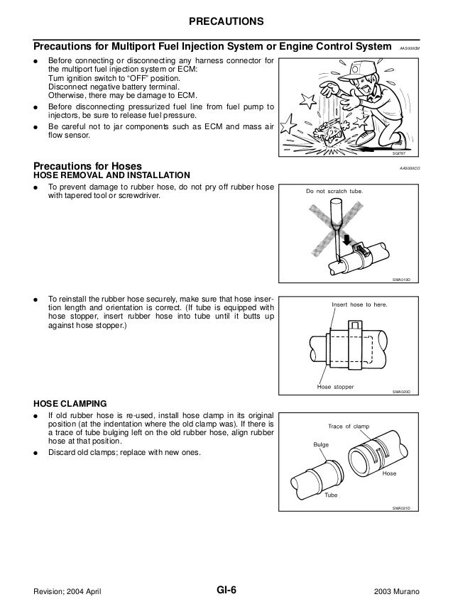 03 Nissan Murano Service Repair Manual