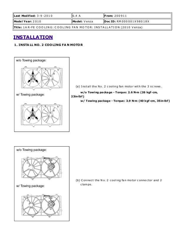 Toyota venza manual