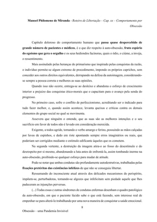 A obsessão - uma pandemia invisível