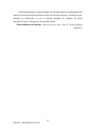 A obsessão - uma pandemia invisível