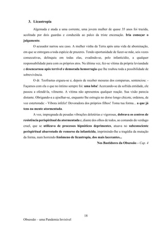 A obsessão - uma pandemia invisível