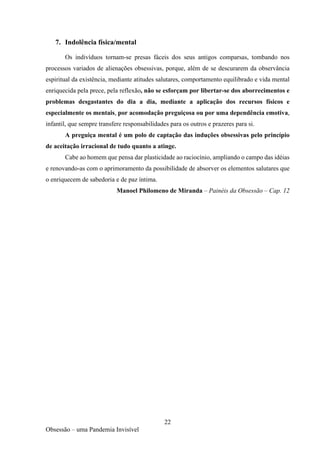 A obsessão - uma pandemia invisível