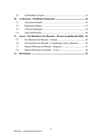 A obsessão - uma pandemia invisível